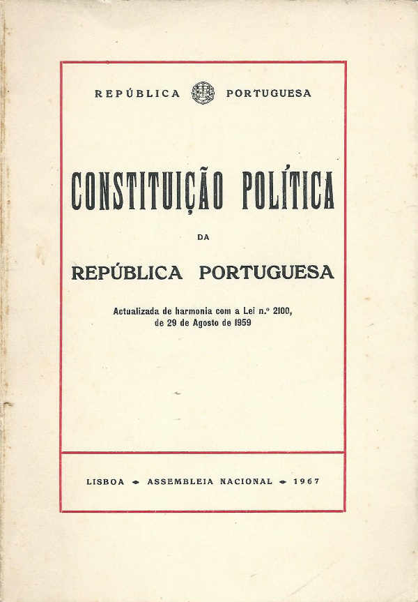 Constituição política da República Portuguesa